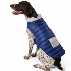 Top Paw Navy Dog Puffer Jacket Pick a Size Water Resistant Vest NWT